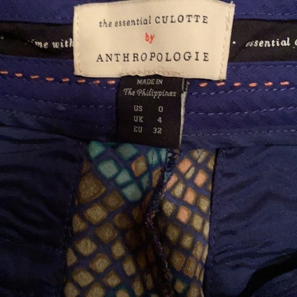 Anthropologie snake print essential culottes - Picture 2 of 6
